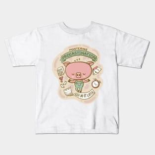 Lazy Pig Kids T-Shirt